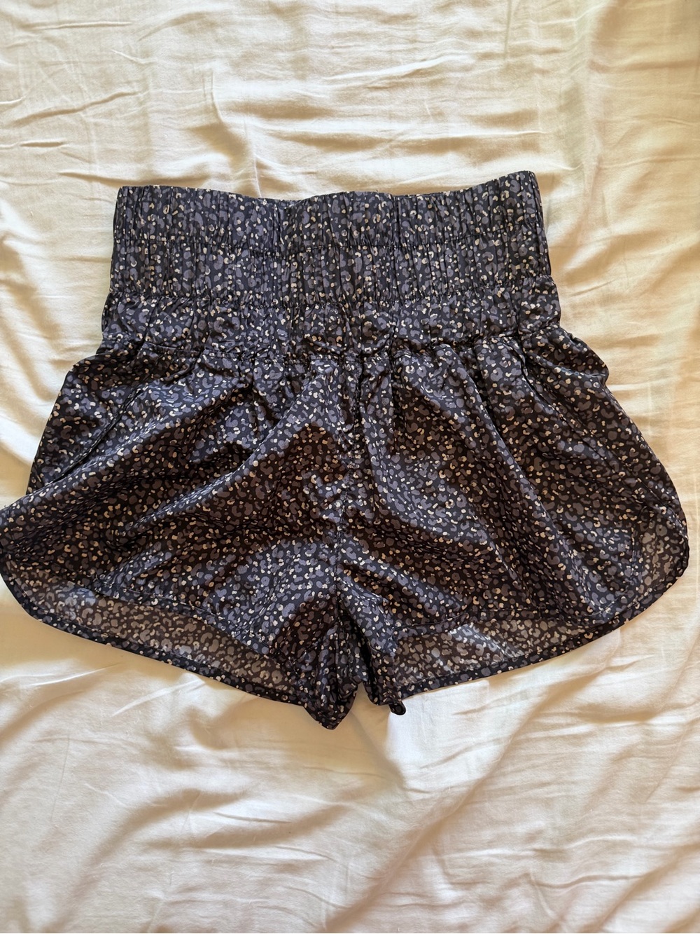 Free people leopard print shorts size small